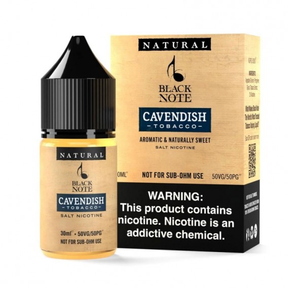 Black Note - Cavendish Tobacco Salt 30ML