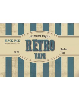 RetroVape Premium Black Jack Elektronik Sigara Likit