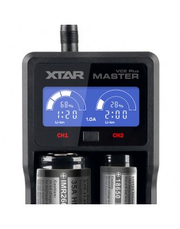 Xtar VC2 Universal Plus Master Li-ion Pil Şarj Aleti